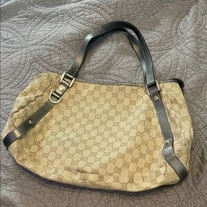 Gucci GG Canvas D-Ring Tote Bag